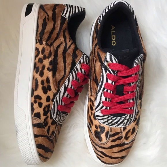 aldo leopard sneakers